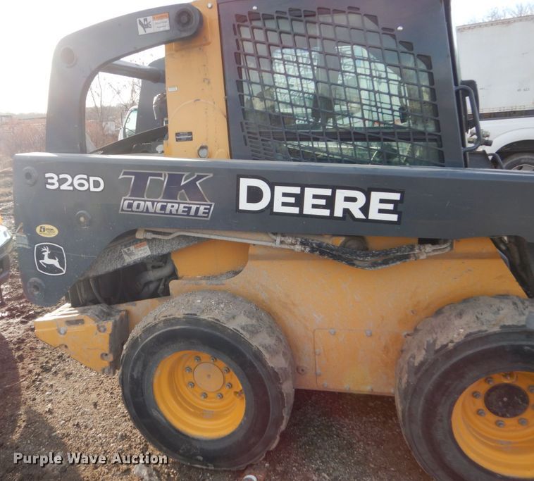 image for item HU9856 2012 John Deere 326D  skid steer loader