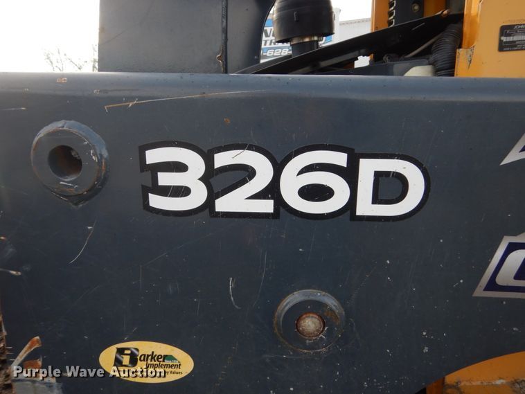 image for item HU9856 2012 John Deere 326D  skid steer loader