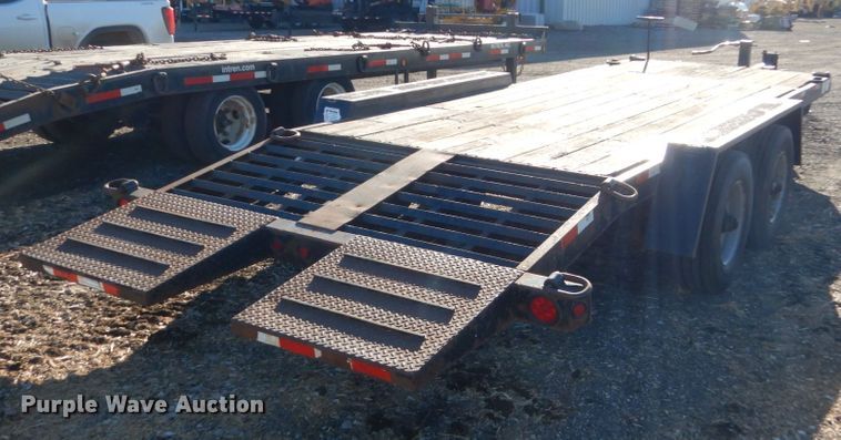 image for item HU9863 2006 Lane LT2020 tilt equipment trailer