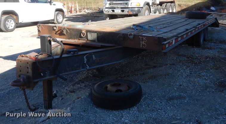 image for item HU9869 1989 Trail King TK18-2800 equipment trailer