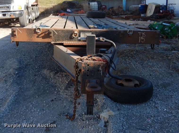 image for item HU9869 1989 Trail King TK18-2800 equipment trailer