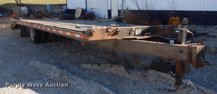 image for item HU9869 1989 Trail King TK18-2800 equipment trailer