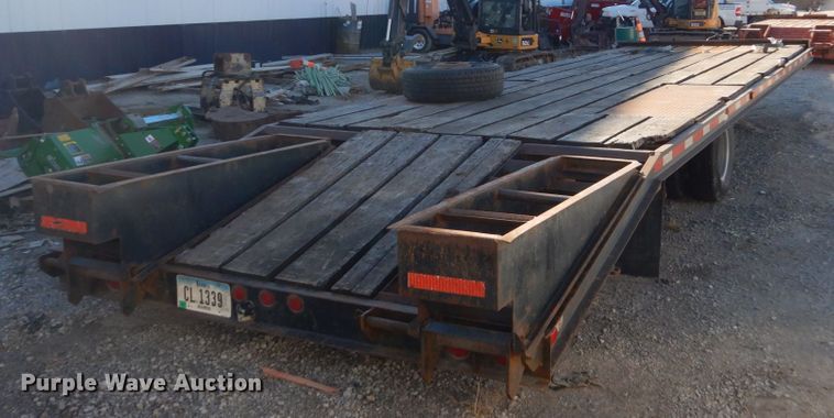 image for item HU9869 1989 Trail King TK18-2800 equipment trailer