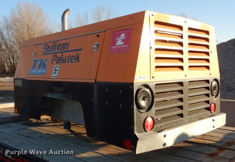 image for item HU9877 Sullivan Palatek D185PJD  air compressor