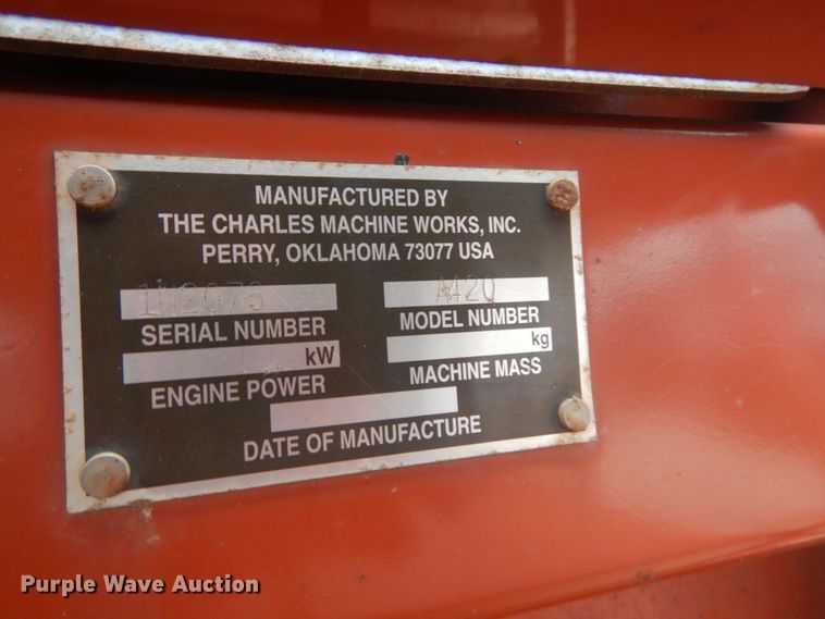 image for item HV9550 1996 Ditch Witch 5110  trencher