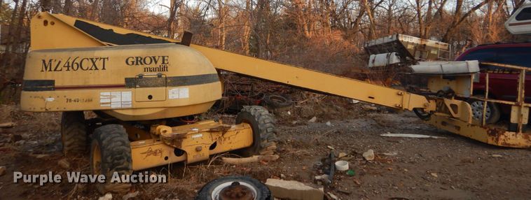 image for item HV9556 1998 Grove MZ46CXT  boom lift