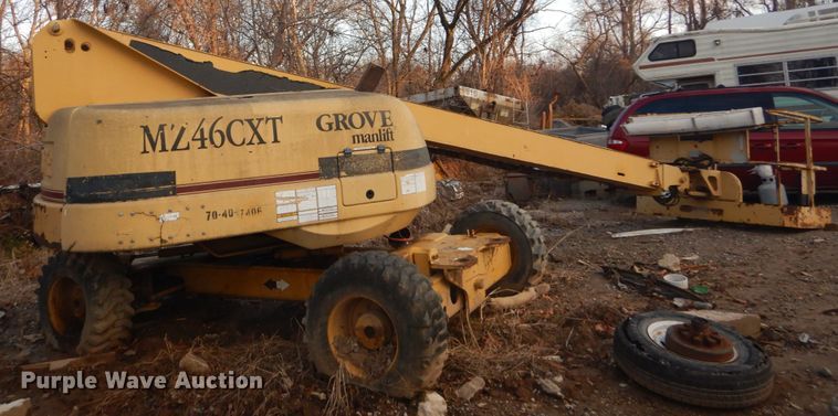 image for item HV9556 1998 Grove MZ46CXT  boom lift