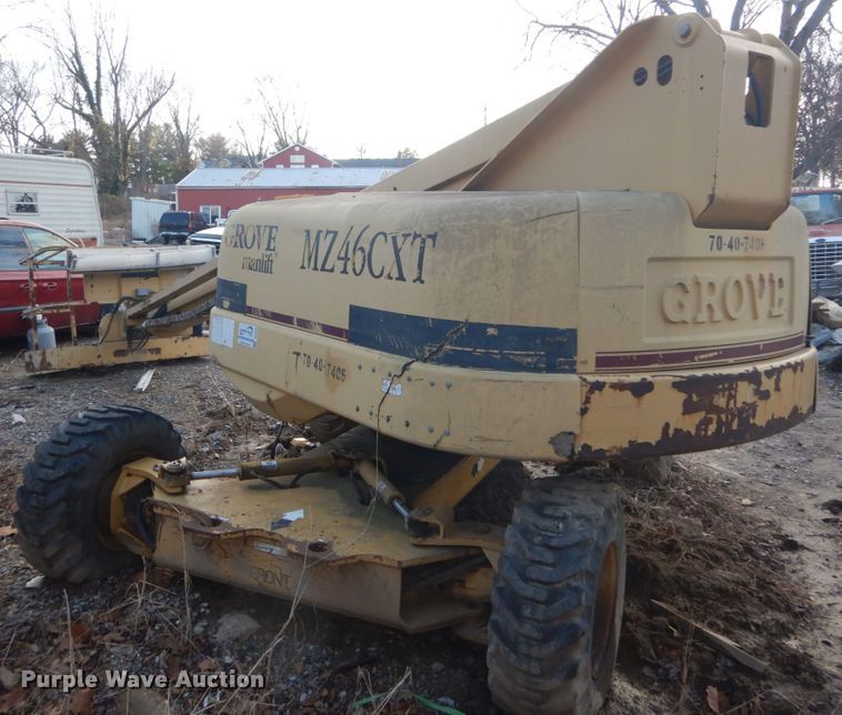 image for item HV9556 1998 Grove MZ46CXT  boom lift