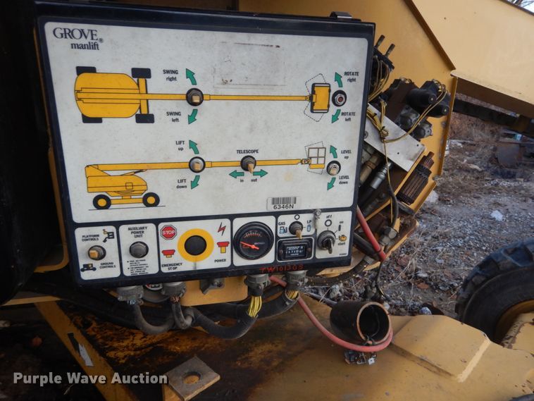 image for item HV9556 1998 Grove MZ46CXT  boom lift