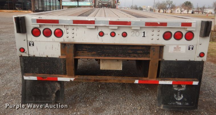 image for item HW9174 2000 Wilson CF-9000 flatbed trailer