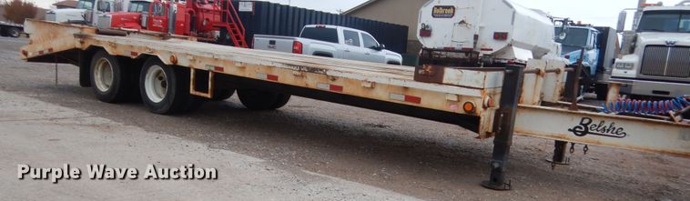 image for item HW9181 2012 Belshe BDT2 equipment trailer