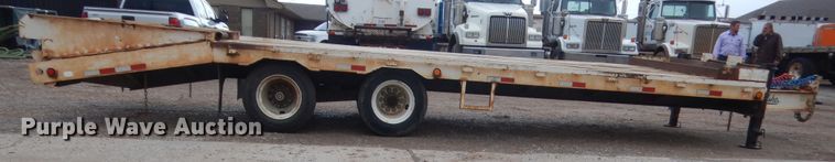 image for item HW9181 2012 Belshe BDT2 equipment trailer