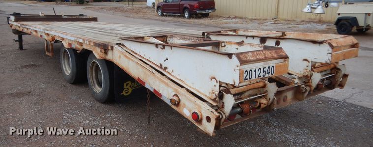 image for item HW9181 2012 Belshe BDT2 equipment trailer