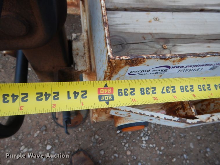 image for item HW9181 2012 Belshe BDT2 equipment trailer