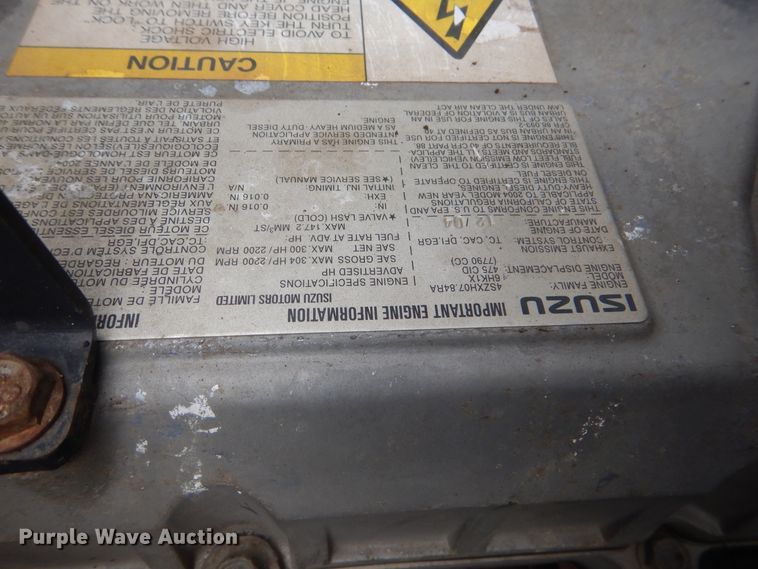 image for item HX9038 2005 GMC T7500  street sweeper truck