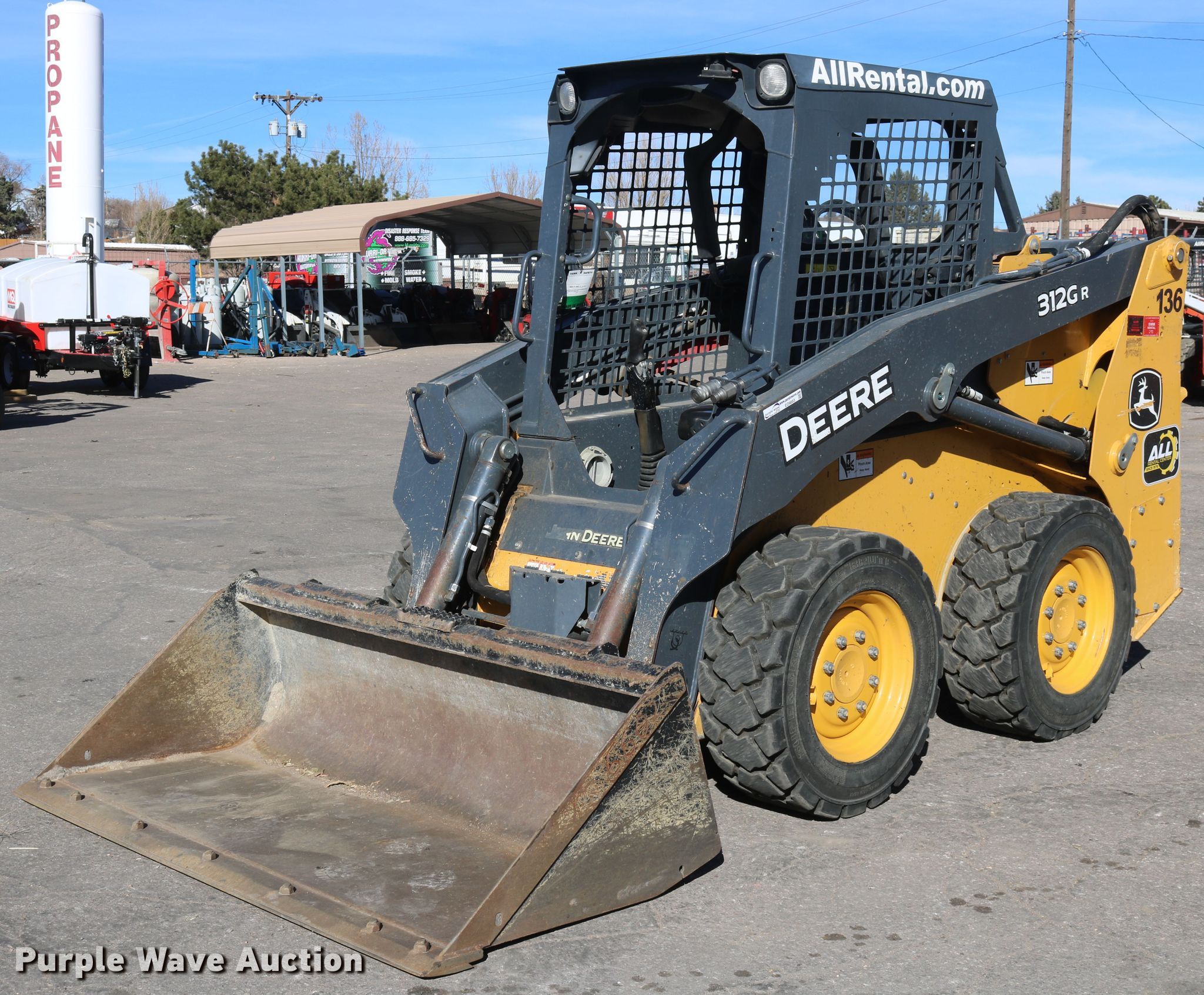 2016 John Deere 312GR skid steer loader in Colorado Springs, CO Item