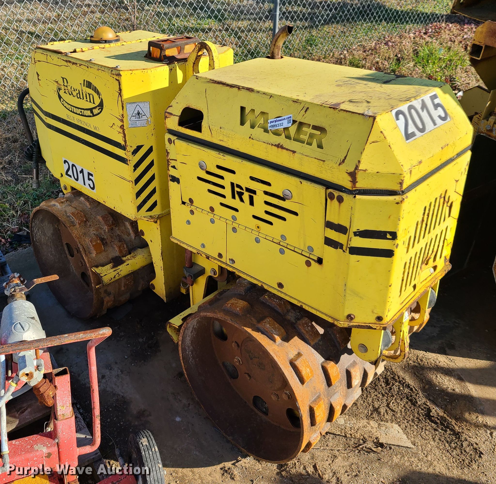 2001 Wacker RT820 trench compactor in Blue Springs, MO Item HM9332