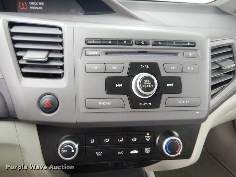 image for item DH5562 2012 Honda Civic