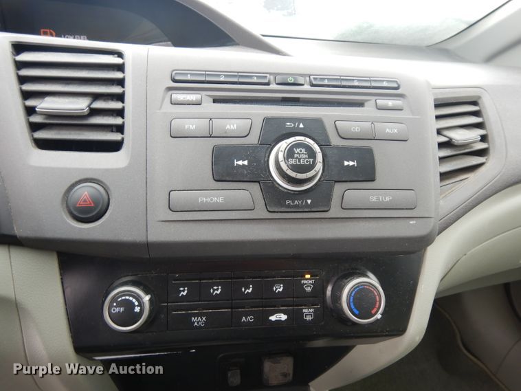 image for item DH5579 2012 Honda Civic