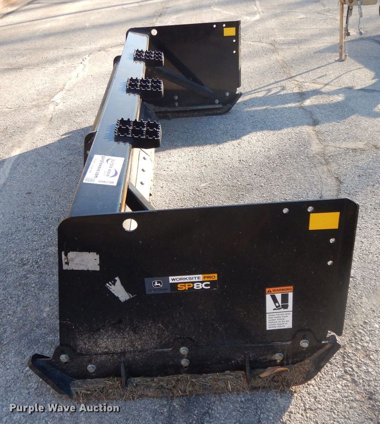 John Deere SP8C skid steer snow pusher in Overland Park, KS Item