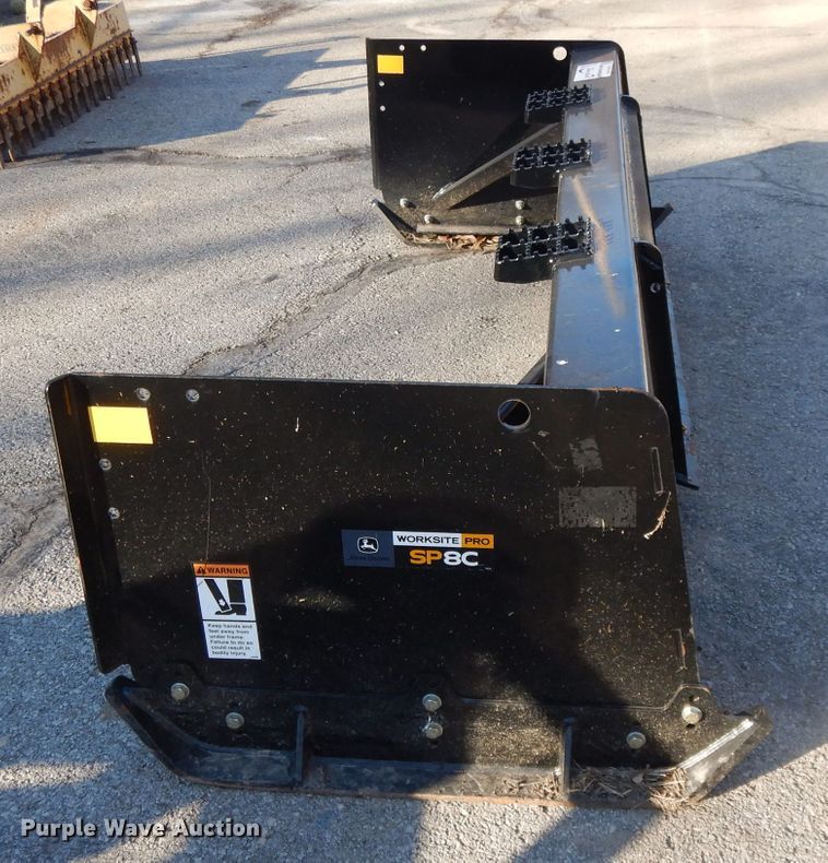 John Deere SP8C skid steer snow pusher in Overland Park, KS Item