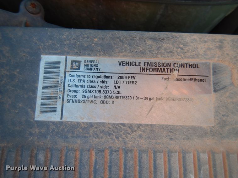 image for item DJ4889 2009 Chevrolet Silverado 1500  Crew Cab pickup truck