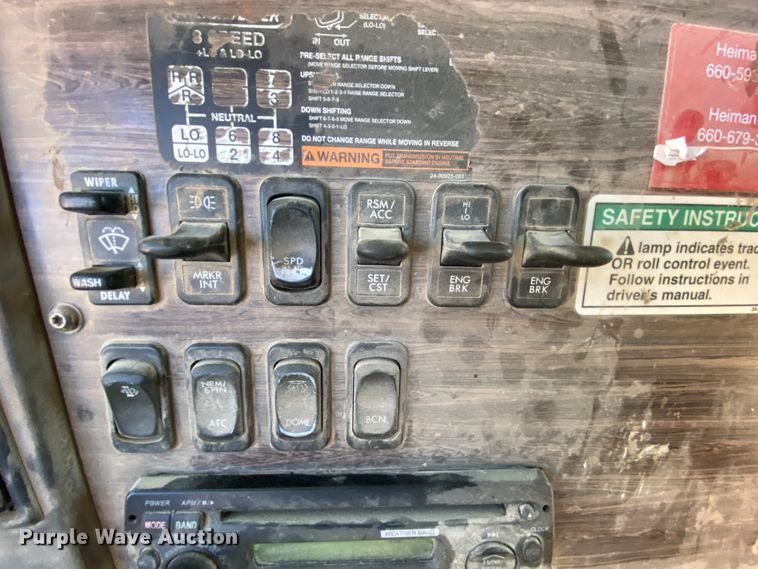 image for item EL9628 2012 Freightliner Coronado  dump truck