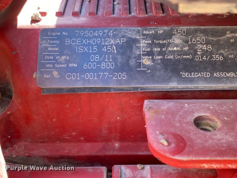 image for item EL9628 2012 Freightliner Coronado  dump truck