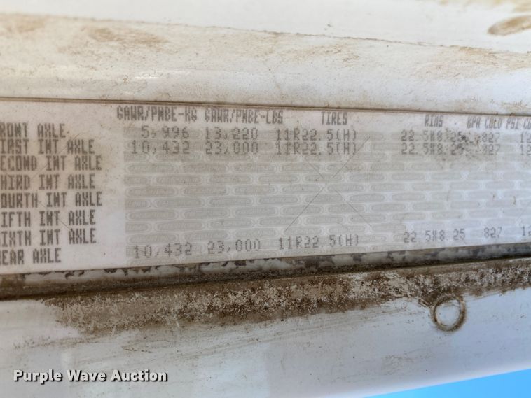 image for item EL9628 2012 Freightliner Coronado  dump truck