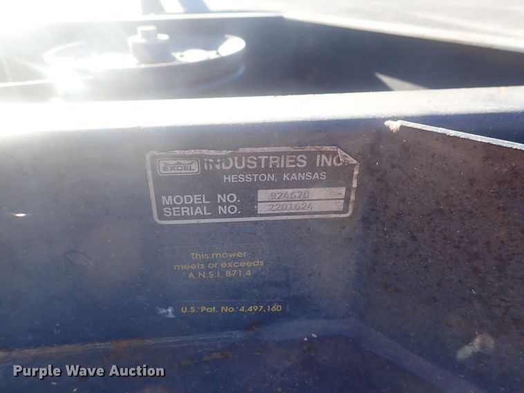 image for item EV9779 Excel Hustler 4500  ZTR lawn mower