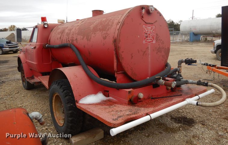 image for item EY9001 1968 Chevrolet 60  pumper fire truck