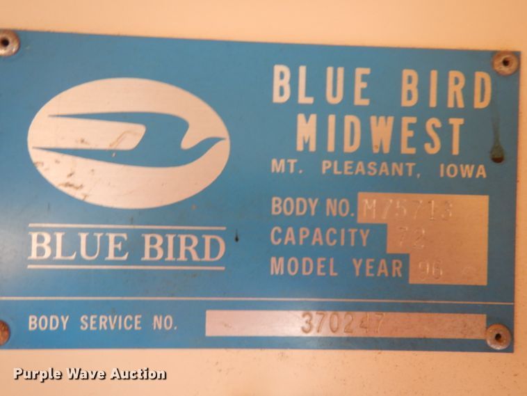 image for item EY9179 1996 Chevrolet  school bus