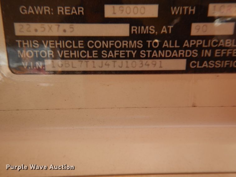 image for item EY9179 1996 Chevrolet  school bus