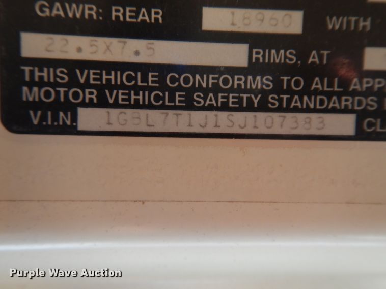 image for item EY9180 1995 Chevrolet  school bus