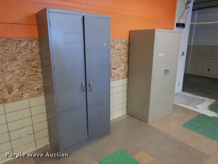 image for item EY9221 (2) metal cabinets