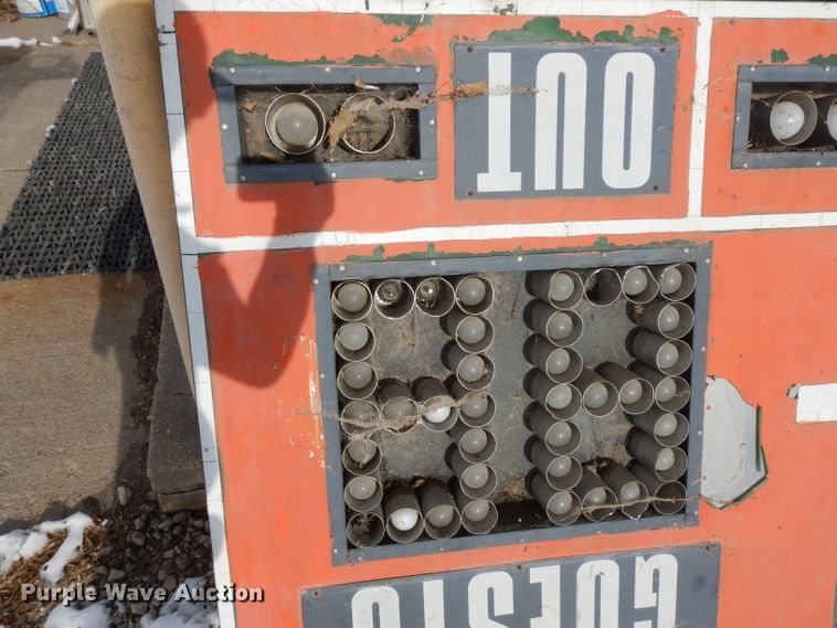 image for item EY9228 Nevco Scoreboard Company 1010 baseball scoreboard