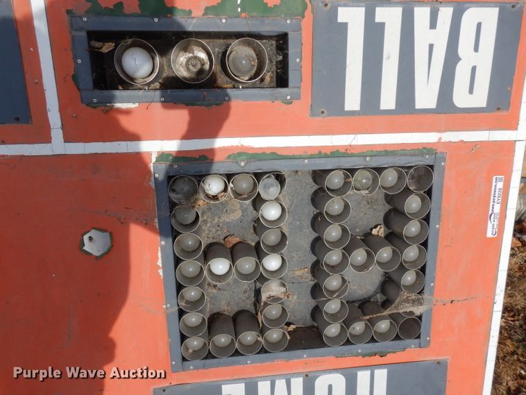 image for item EY9228 Nevco Scoreboard Company 1010 baseball scoreboard