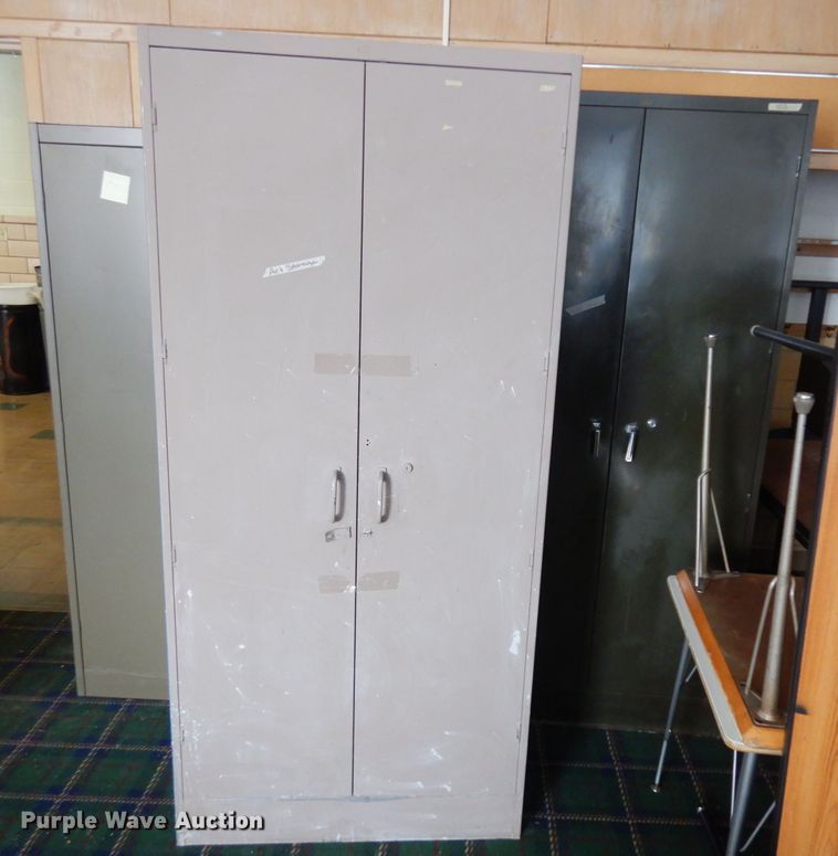 image for item EY9238 (3) steel cabinets