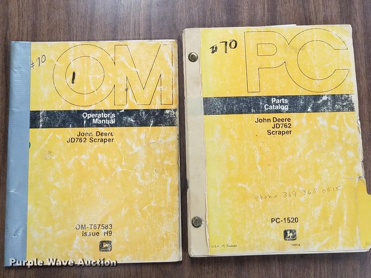 image for item GC9751 1979 John Deere 762  elevating scraper