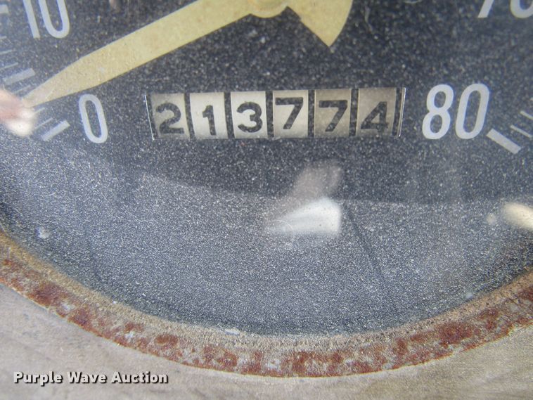 image for item GC9752 1977 International  semi truck with equipment trailer