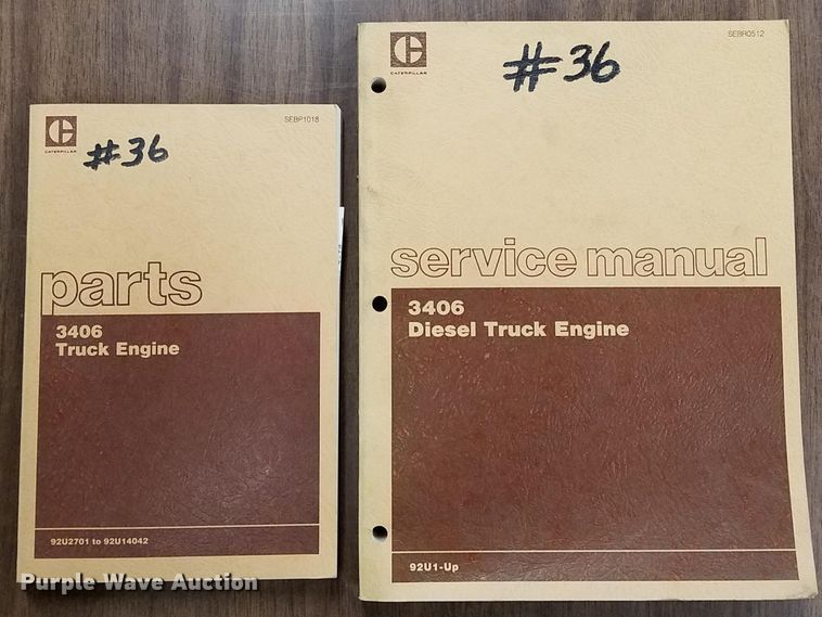 image for item GC9752 1977 International  semi truck with equipment trailer