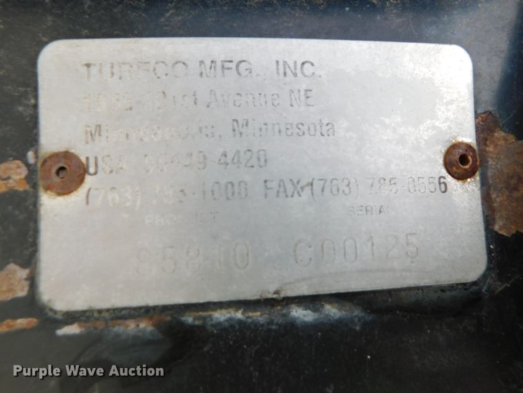 image for item GQ9923 2002 Turco SP-1530TM top dresser spreader