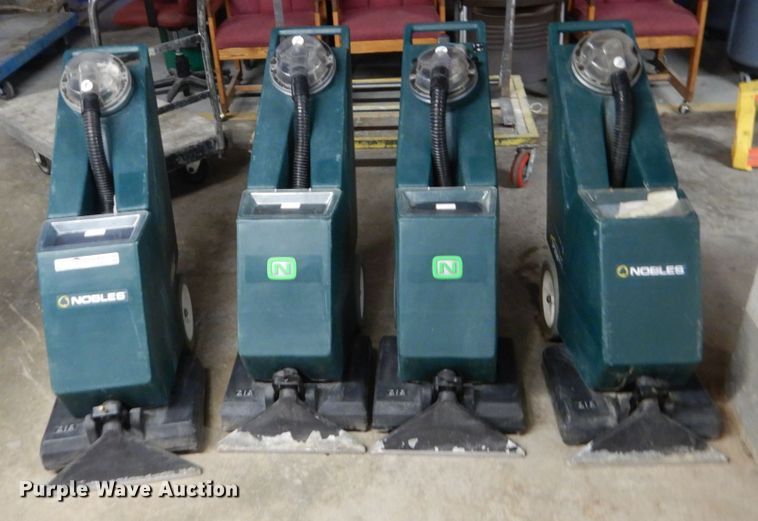 (4) Nobles Power Eagle carpet cleaners in Ottumwa, IA Item HU9908