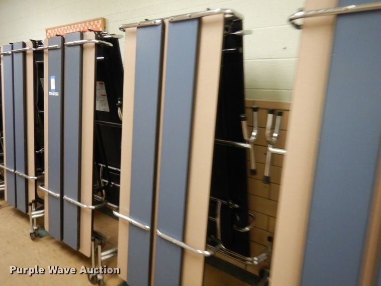 image for item HU9951 (8) folding cafeteria tables