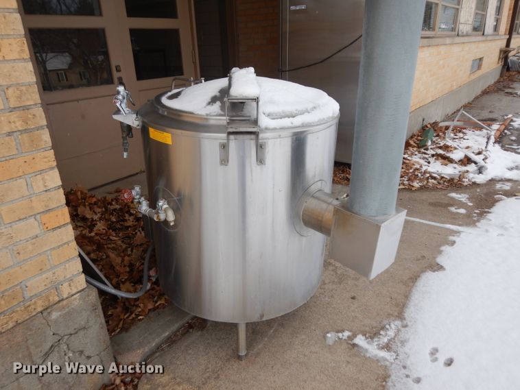 image for item HU9963 Groen AH/1E-40 stainless steel kettle cooker