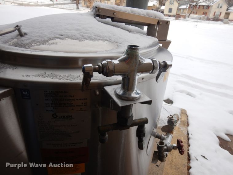 image for item HU9963 Groen AH/1E-40 stainless steel kettle cooker