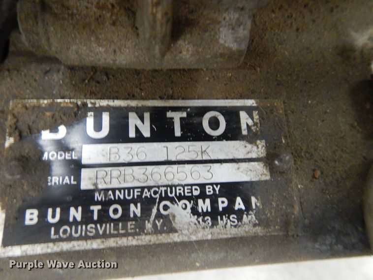 image for item HV9564 Bunton B36-125K  ZTR lawn mower