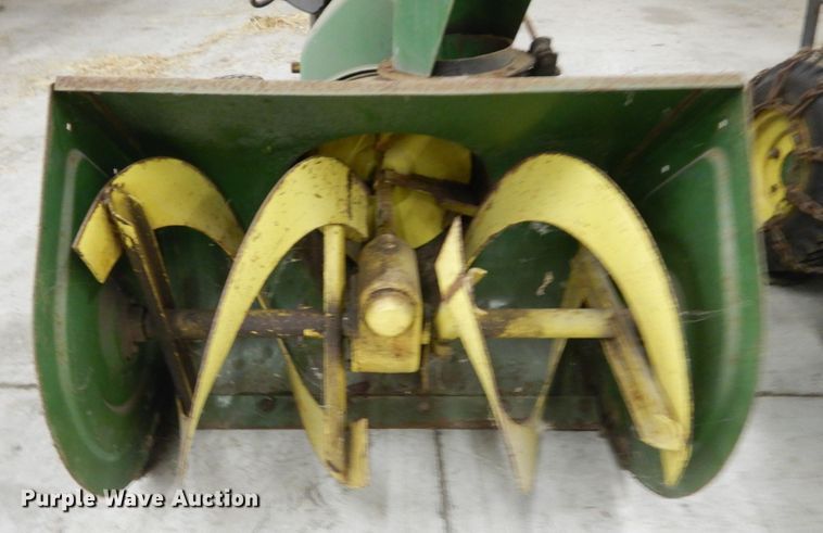 image for item HV9566 (2) John Deere 826 snow blowers