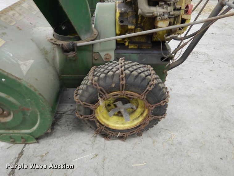 image for item HV9566 (2) John Deere 826 snow blowers