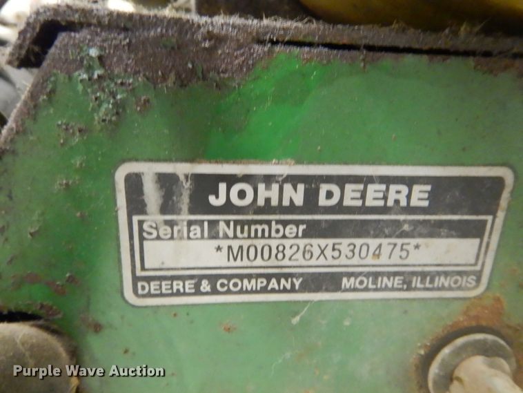 image for item HV9566 (2) John Deere 826 snow blowers